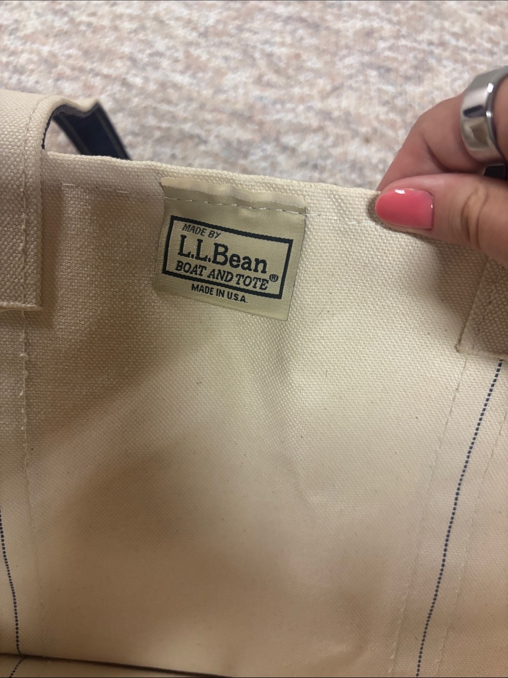 LL Bean Boat and Tote - Picture 2 of 3